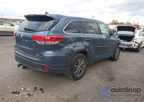 2017 Toyota Highlander Xle from USA, damaged, VIN 5TDJZRFH9HS478695